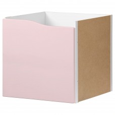 Вставка в стеллаж IKEA KALLAX бледно-розовый 33x33 см (404.967.39)