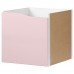 Вставка в стелаж IKEA KALLAX блідо-рожевий 33x33 см (404.967.39)
