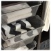 Сітчастий кошик із напрямною рейкою IKEA KOMPLEMENT темно-сірий 50x35 см (490.109.84)