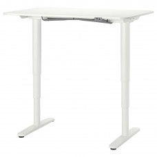 Письмовий стіл-трансформер IKEA BEKANT білий 120x80 см (490.225.19)