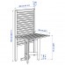 Настінна панель з столиком IKEA APPLARO коричневий 80x62x158 см (490.540.15)