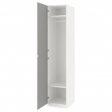 Гардероб IKEA PAX білий дзеркальне скло 50x60x236 см (491.274.94)