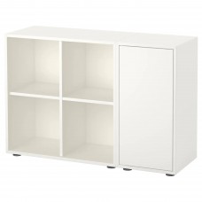 Комбінація шаф на ніжках IKEA EKET білий 105x35x72 см (491.892.03)