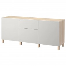 Комбінація меблів IKEA BESTA білений дуб 180x40x74 см (492.049.39)