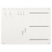 Комбінація перфорованої дошки IKEA SKADIS білий 76x56 см (492.166.97)