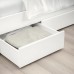 Каркас кровати IKEA SONGESAND белый 160x200 см (492.413.24)