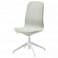Конференц-крісло IKEA LANGFJALL світло-зелений білий (492.523.55)