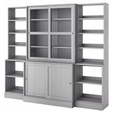 Комбінація меблів IKEA HAVSTA сірий 243x47x212 см (492.768.65)