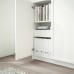 Книжкова шафа IKEA BILLY / OXBERG білий 80x30x106 см (492.800.42)