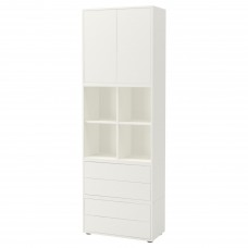 Комбінація шаф на ніжках IKEA EKET білий 70x35x212 см (492.865.67)