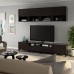 Комбінація шаф для TV IKEA BESTA чорно-коричневий 240x42x230 см (493.029.30)