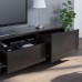 Комбінація шаф для TV IKEA BESTA чорно-коричневий 240x42x230 см (493.029.30)