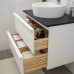 Набір меблів для ванної IKEA GODMORGON/TOLKEN / TORNVIKEN білий антрацит 82 см (493.045.09)