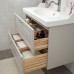 Набір меблів для ванної IKEA GODMORGON / RATTVIKEN світло-сірий 82 см (493.155.41)