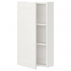 Навесной кухонный шкаф IKEA ENHET белый 40x15x75 см (493.227.30)