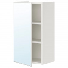 Шафа дзеркальна IKEA ENHET білий 40x30x75 см (493.237.01)