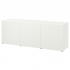 Комбінація шаф та стелажів IKEA BESTA білий 180x42x65 см (493.250.07)