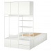 Каркас ліжка IKEA PLATSA білий 142x244x223 см (493.253.85)