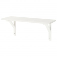 Полиця навісна IKEA BURHULT / SANDSHULT білий осика 59x20 см (493.259.84)