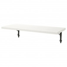 Полиця навісна IKEA BERGSHULT / KROKSHULT білий антрацит 80x30 см (493.260.78)
