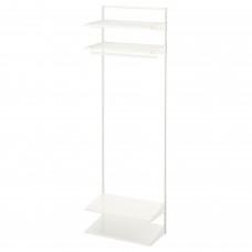 Секция шкафа-стелажа IKEA BOAXEL белый 62x40x201 см (493.323.57)