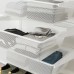 2 секції шафи-стелажа IKEA BOAXEL білий 125x40x201 см (493.323.76)