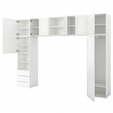 Комбінація шаф IKEA PLATSA білий 340x42x241 см (493.365.48)