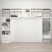 Комбінація шаф IKEA PLATSA білий 340x42x241 см (493.365.48)