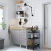 Кухня IKEA ENHET белый 103x63.5x222 см (493.366.90)