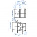 Набір меблів для ванної IKEA ENHET / TVALLEN під дуб білий 122x43x87 см (493.376.42)