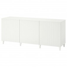 Комбинация шкафов и стелажей IKEA BESTA белый 180x42x74 см (493.843.51)