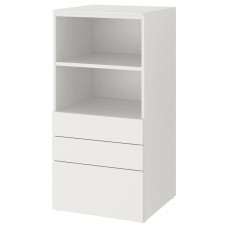 Стелаж IKEA SMASTAD / PLATSA білий 60x57x123 см (493.878.06)