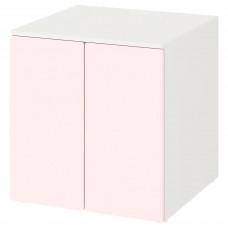 Шафа IKEA SMASTAD / PLATSA білий блідо-рожевий 60x57x63 см (493.896.69)