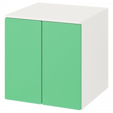 Шафа IKEA SMASTAD / PLATSA білий зелений 60x57x63 см (493.897.92)