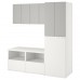 Комбінація шаф IKEA SMASTAD білий сірий 180x57x196 см (493.930.77)