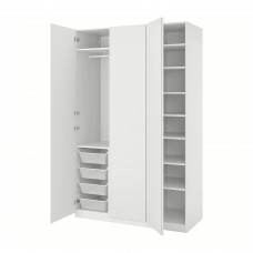 Гардероб IKEA PAX / VIKANES білий 150x60x236 см (493.934.02)