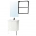 Комплект мебели для ванной IKEA ENHET / TVALLEN белый антрацит 64x43x87 см (494.063.29)