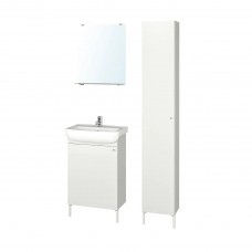 Комплект мебели для ванной IKEA NYSJON / BJORKAN белый 54x40x98 см (494.159.13)