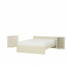 Комплект мебели для спальни IKEA GURSKEN светло-бежевый (494.171.77)
