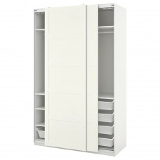 Гардероб IKEA PAX / BERGSBO белый 150x66x236 см (494.216.69)