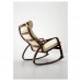 Крісло-гойдалка IKEA POANG коричневий бежевий (494.292.98)