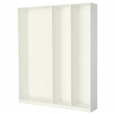 3 каркаса гардеробов IKEA PAX белый 200x35x236 см (498.953.28)