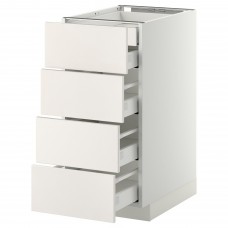 Підлогова кухонна шафа IKEA METOD / MAXIMERA білий білий 40x60 см (499.159.01)