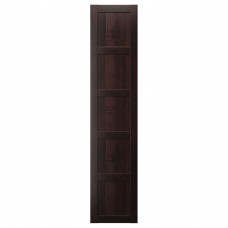 Дверцята з петлями IKEA BERGSBO чорно-коричневий 50x229 см (499.311.66)