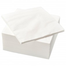 Бумажная салфетка IKEA FANTASTISK белый 40x40 см (500.357.52)