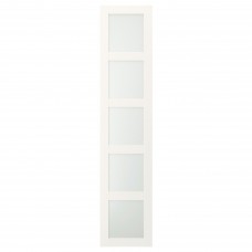 Двері IKEA BERGSBO матове скло білий 50x229 см (501.604.06)
