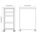 Комод з місцем для документів IKEA MICKE білий 35x75 см (502.130.80)