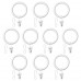 Кільце для штори IKEA SYRLIG білий 38 мм (502.172.38)