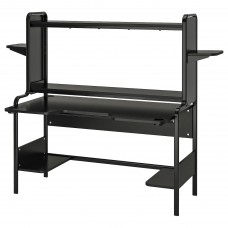 Письмовий стіл IKEA FREDDE чорний 185x74x146 см (502.190.44)