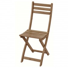 Розкладний стілець IKEA ASKHOLMEN сад балкон світло-коричневий (502.400.31)